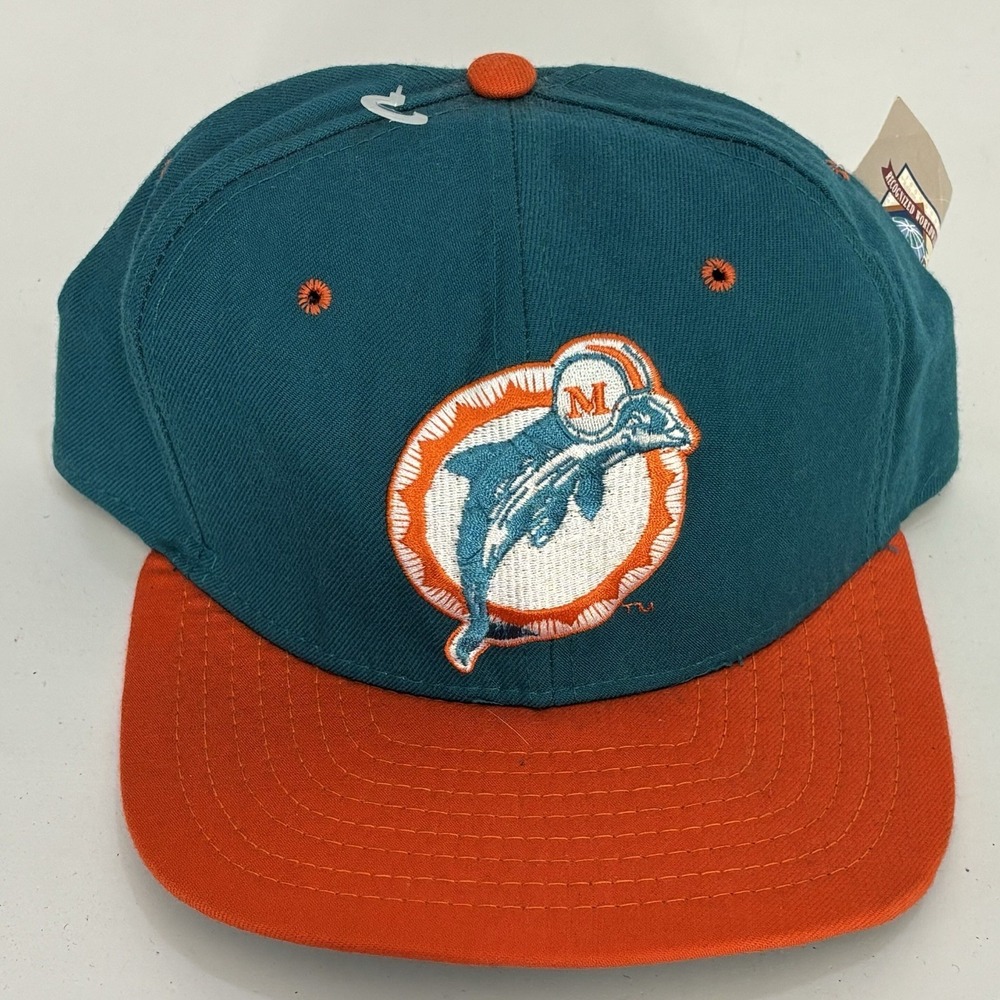 Miami Dolphins Vintage Hat 1993 New Era NFL Pro Model Fiber Optic Snapback NWT